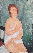 Amedeo Modigliani Junge Frau im Hemd